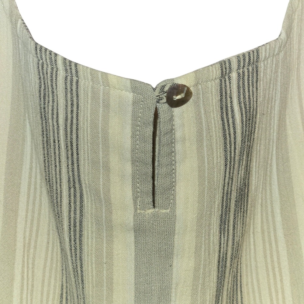 Travelsmith Striped Maxi Dress Women's Extra‎ Large Square Neck Sleeveless